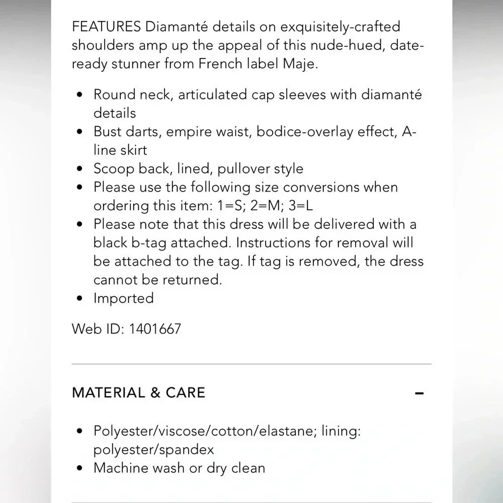 Maje pink blush diamante Rosita shift dress - Picture 4 of 11